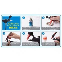 Gundam Marker Airbrush Set W/Propellant 10 Gundam Marker Airbrush Set W/Propellant -Model Toy Store GNGMA01 4