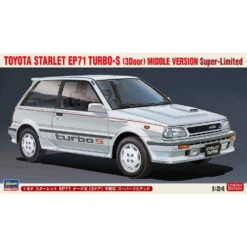 Hasegawa 1/24 TOYOTA STARLET EP71 TURBOS 3Door MIDDLE VERSION SuperLimited