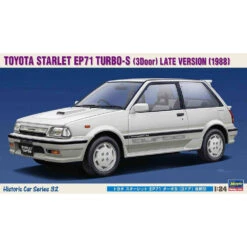 Hasegawa 1/24 TOYOTA STARLET EP71 TURBOS 3Door LATE VERSION