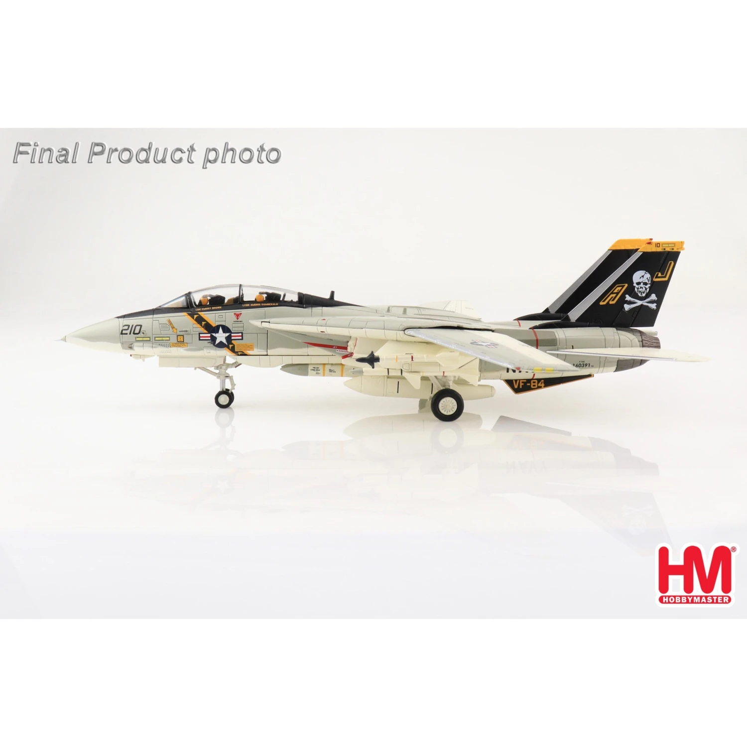 1/72 Grumman F14A Tomcat 160391/AJ210 VF84 Jolly Rogers USS Nimitz July 1978 5 1/72 Grumman F14A Tomcat 160391/AJ210 VF84 Jolly Rogers USS Nimitz July 1978 - Image 5