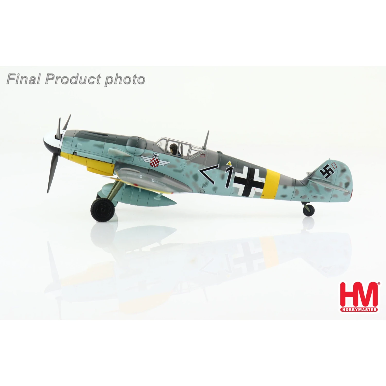 1/48 BF109G6 Mato Dukovac 15.JG 52 Croatia Air Force Crimea April 1944 3 1/48 BF109G6 Mato Dukovac 15.JG 52 Croatia Air Force Crimea April 1944 - Image 3