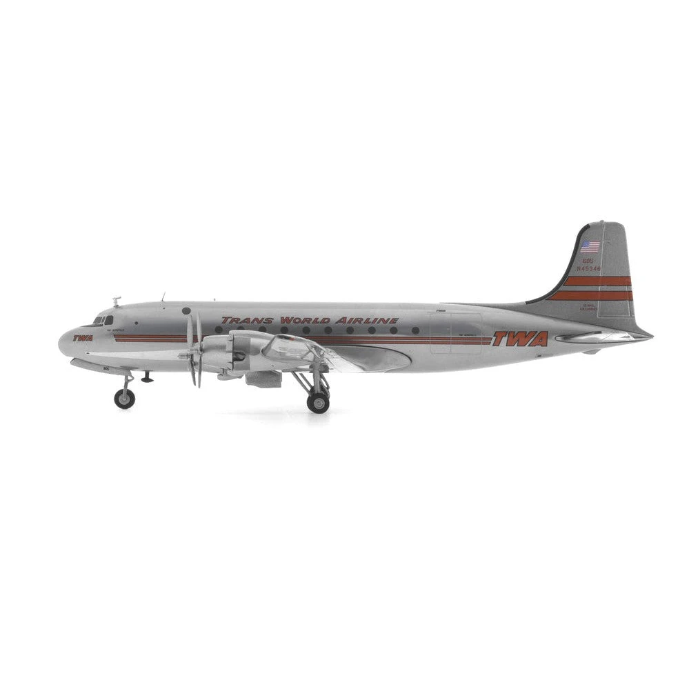 1/200 TWA Trans World Airline Douglas DC4 N45346 The Acropolis 3 1/200 TWA Trans World Airline Douglas DC4 N45346 The Acropolis - Image 3