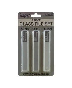 3pc Nano Glass File Large Set