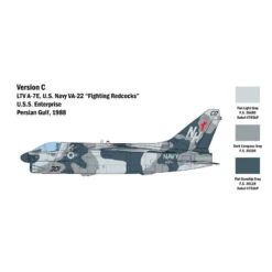 Italeri 1/48 A7E Corsair II 18 Italeri 1/48 A7E Corsair II -Model Toy Store IT2797S 9