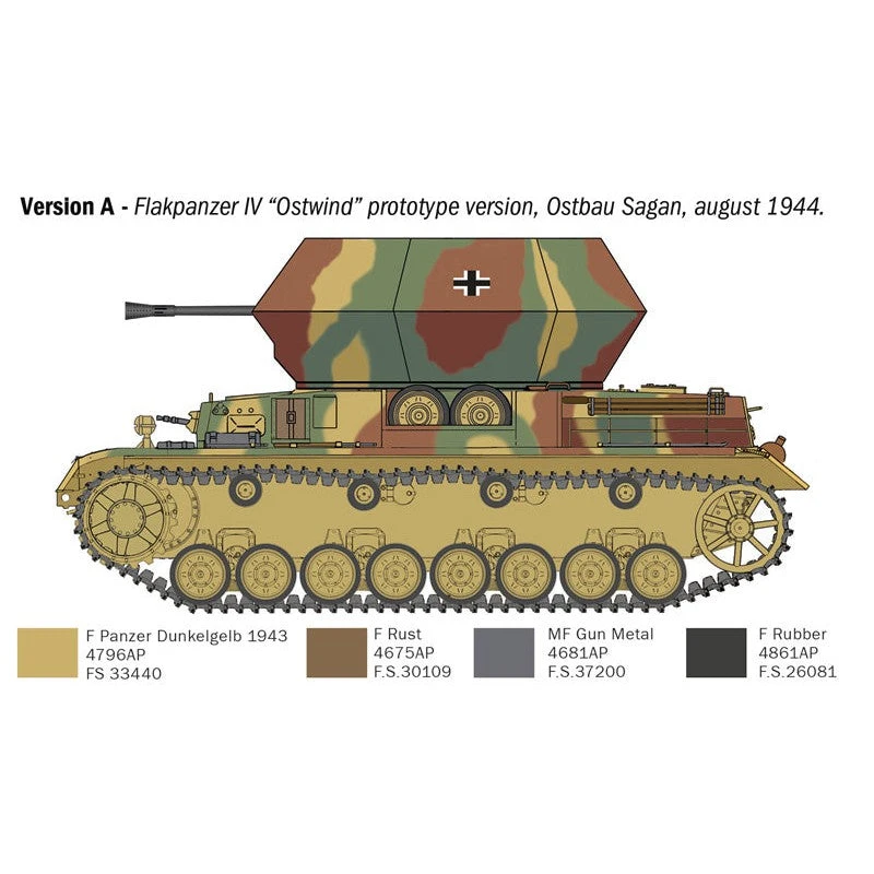 Italeri 1/35 Flakpanzer IV Ostwind 4 Italeri 1/35 Flakpanzer IV Ostwind - Image 4