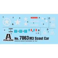 Italeri 1/72 M3A1 Scout Car -Model Toy Store IT7063S 6
