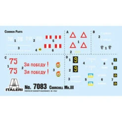 Italeri 1/72 Churchill MK. III -Model Toy Store IT7083S 2