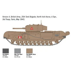 Italeri 1/72 Churchill MK. III -Model Toy Store IT7083S 6