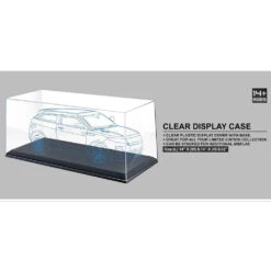 118 Black Display Case L 35.5cm X W 15.6cm X H 15.3cm -Model Toy Store KC9919BLK
