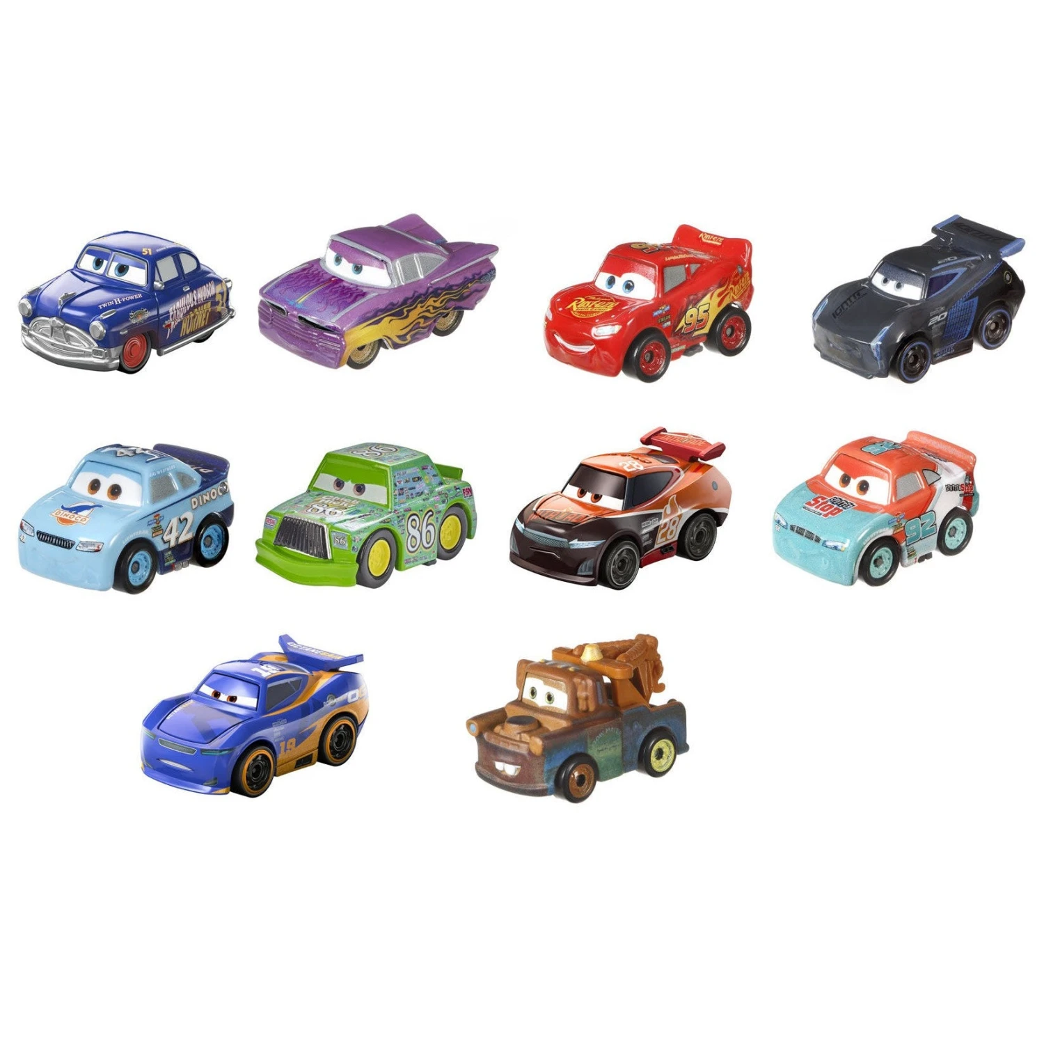 MATTEL Disney Pixar Cars Mini Racers 10 Pack Assortment 3 MATTEL Disney Pixar Cars Mini Racers 10 Pack Assortment - Image 3