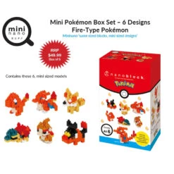 Mini Pokemon Box Type Fire Set -Model Toy Store MiniPokemonBoxSet 6DesignsFIreType1000x1000