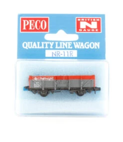 Peco Railfreight Open Wagon BR Red/Grey -Model Toy Store PNR11R 4