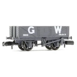 Peco N RTR 9ft 5 Plank Open Wagon GWR Grey