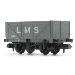 Peco N 9ft 7 Plank Open Wagon LMS Grey -Model Toy Store PNR7003M 3