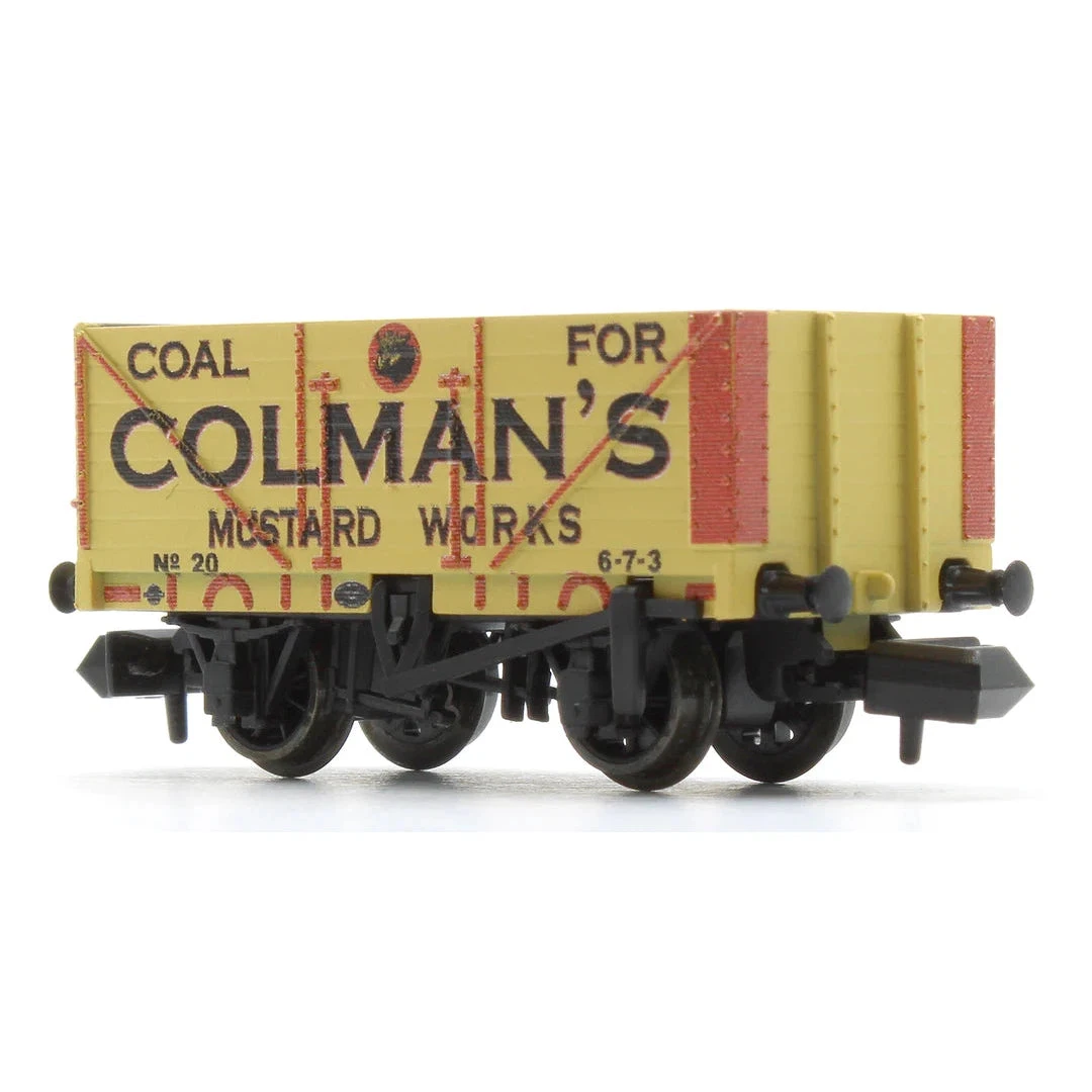 Peco N 9ft 7 Plank Open Wagon Colemans Mustard 3 Peco N 9ft 7 Plank Open Wagon Colemans Mustard - Image 3