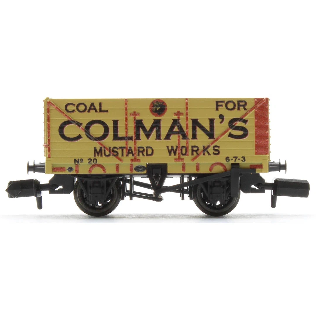 Peco N 9ft 7 Plank Open Wagon Colemans Mustard 4 Peco N 9ft 7 Plank Open Wagon Colemans Mustard - Image 4