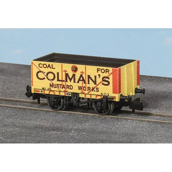 Peco N 9ft 7 Plank Open Wagon Colemans Mustard 5 Peco N 9ft 7 Plank Open Wagon Colemans Mustard - Image 5