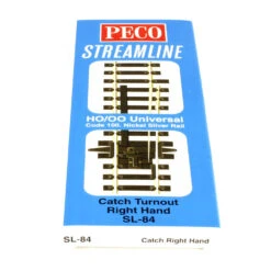 Peco HO/OO Catch Turnout R/H Insulfrog Point 5 Peco HO/OO Catch Turnout R/H Insulfrog Point -Model Toy Store PSL84 1