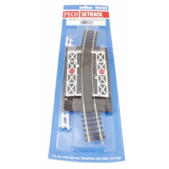 Peco OO/HO 4th Radius Curved Level Xing 5 Peco OO/HO 4th Radius Curved Level Xing -Model Toy Store PST267 1