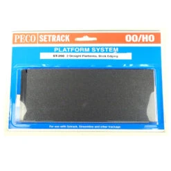 Peco OO/HO Platform Straight Brick -Model Toy Store PST290 1
