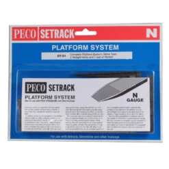 Peco N Platforms And Ramps Stone 2 5 Peco N Platforms And Ramps Stone 2 -Model Toy Store PST91 1