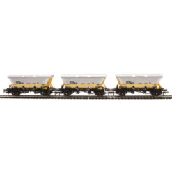Hornby OO HFA HOPPER WAGONS THREE PACK BR COAL SECTOR ERA 8 -Model Toy Store R60067 4