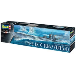 Revell 1/72 German Submarine Type IX C U67/U154 20 Revell 1/72 German Submarine Type IX C U67/U154 -Model Toy Store RK05166 2
