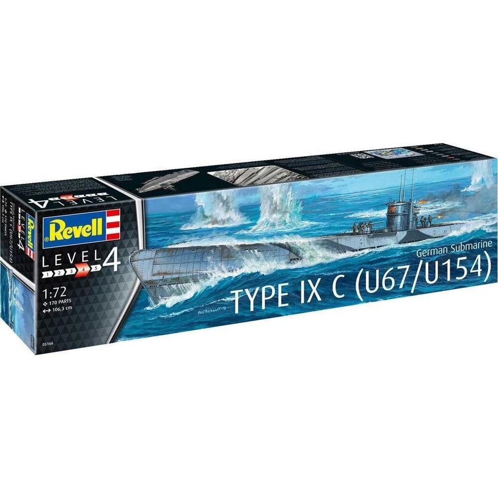 Revell 1/72 German Submarine Type IX C U67/U154 1 Revell 1/72 German Submarine Type IX C U67/U154