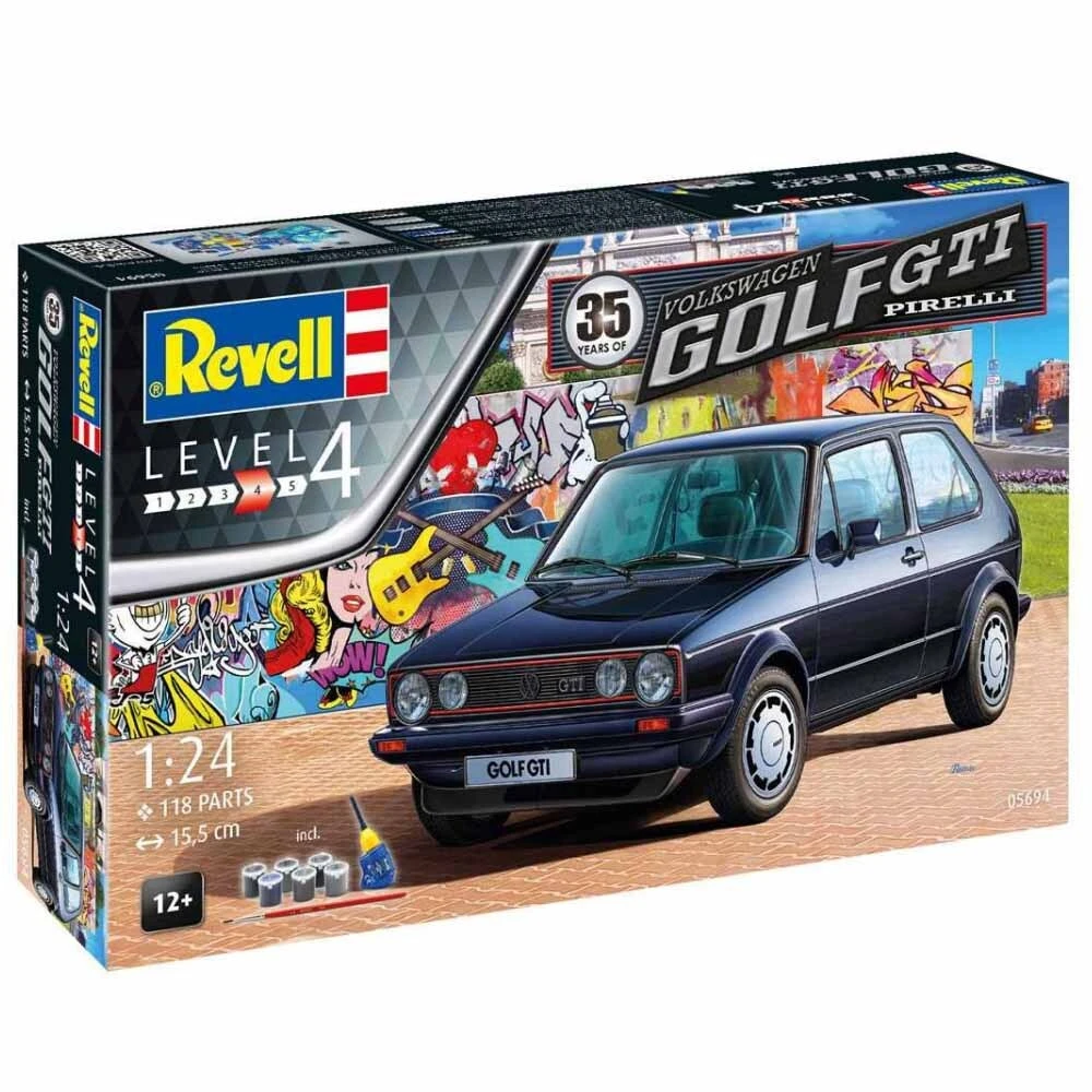 Revell 1/24 Volkswagen Golf GTI Pirelli Gift Set 8 Revell 1/24 Volkswagen Golf GTI Pirelli Gift Set - Image 8