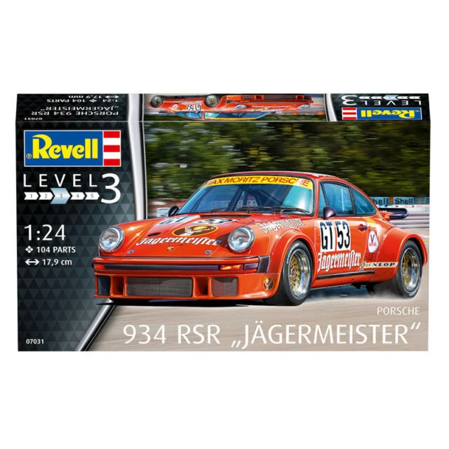 Revell 1/24 Porsche 934 RSR Jagermeister 1 Revell 1/24 Porsche 934 RSR Jagermeister