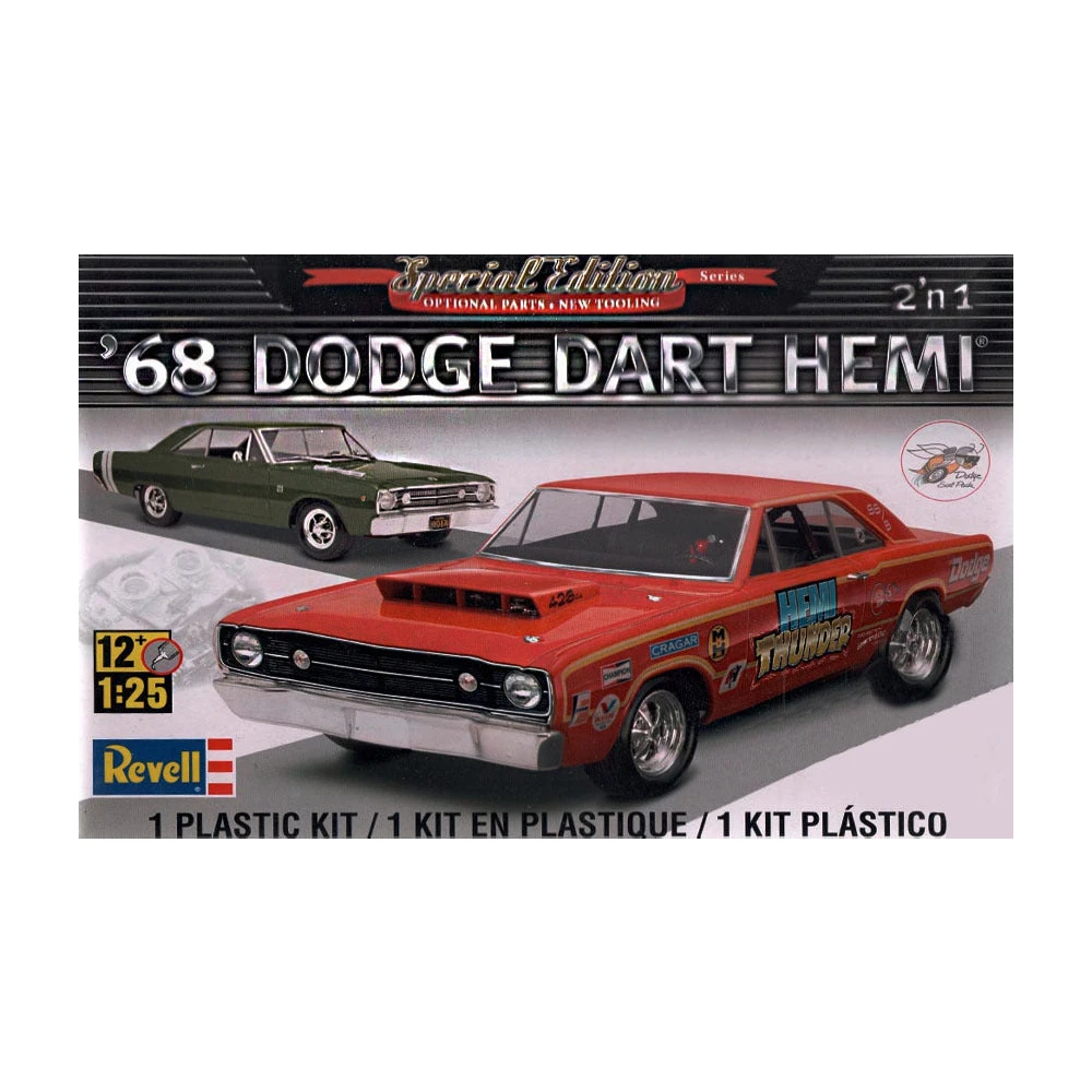Revell 1/25 1968 Dodge Dart Hemi 2 N 1 1 Revell 1/25 1968 Dodge Dart Hemi 2 N 1