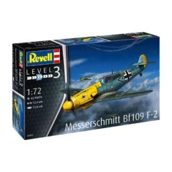 Revell 1/72 Messerschmitt Bf109 F2 Model Set -Model Toy Store RK63893