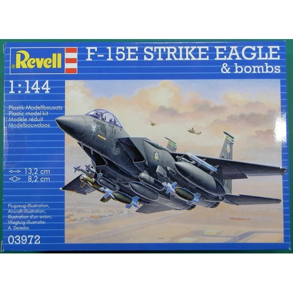 Revell 1/144 F15E Strike Eagle And Bombs Model Set 1 Revell 1/144 F15E Strike Eagle And Bombs Model Set