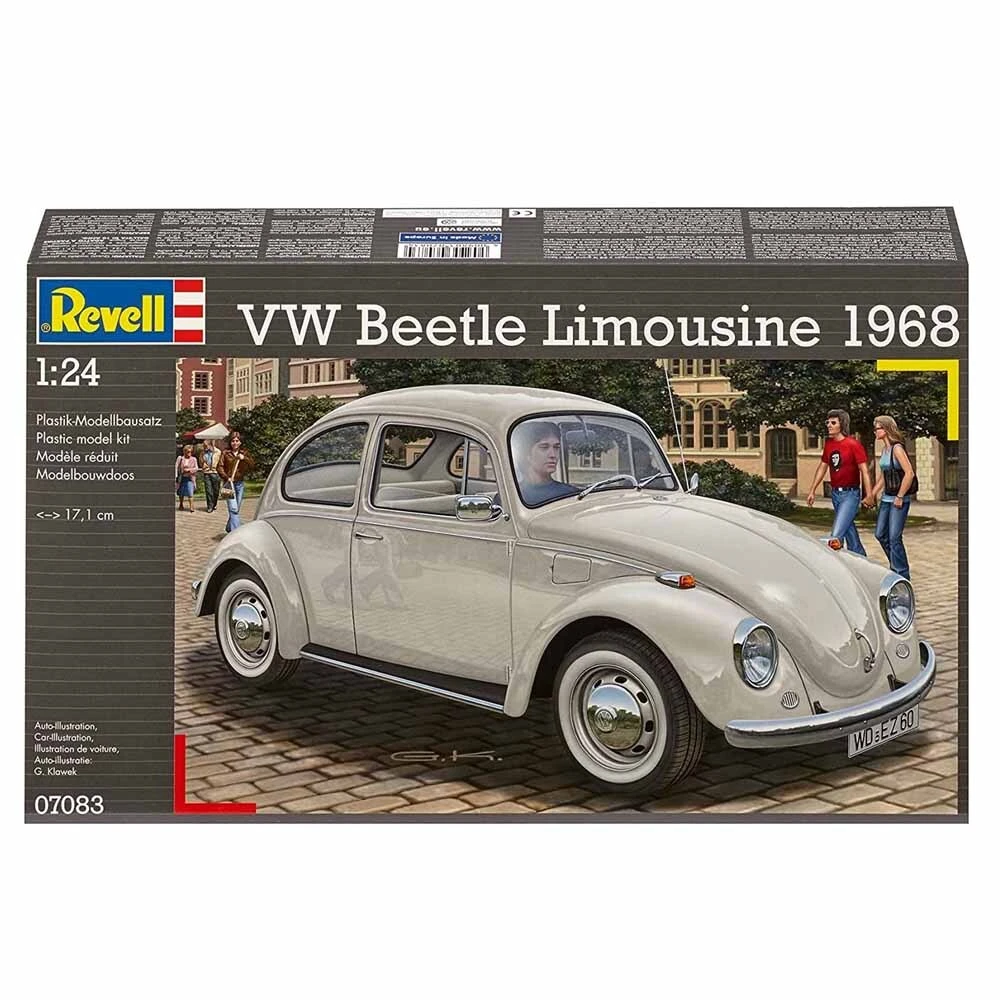 Revell 1/24 1968 VW Beetle Limousine Model Set 1 Revell 1/24 1968 VW Beetle Limousine Model Set