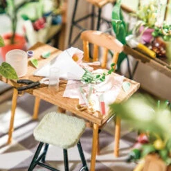 Robotime DIY Mini House Emily's Flower 13 Robotime DIY Mini House Emily's Flower -Model Toy Store ROB113150 5