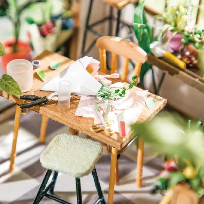 Robotime DIY Mini House Emily's Flower 5 Robotime DIY Mini House Emily's Flower - Image 5