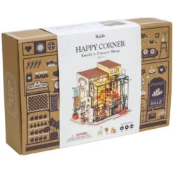 Robotime DIY Mini House Emily's Flower 17 Robotime DIY Mini House Emily's Flower -Model Toy Store ROB113150 9