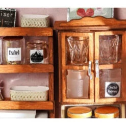 Robotime DIY Mini House Light Music Bar -Model Toy Store ROB115833 6