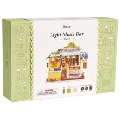 Robotime DIY Mini House Light Music Bar -Model Toy Store ROB115833 8