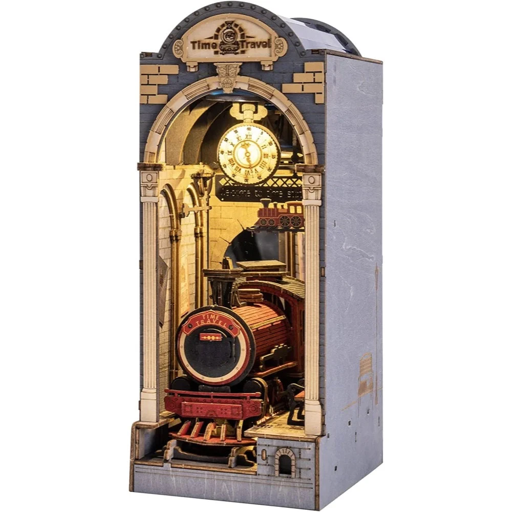 Robotime DIY Bookends Time Travel 2 Robotime DIY Bookends Time Travel - Image 2