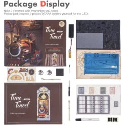 Robotime DIY Bookends Time Travel 10 Robotime DIY Bookends Time Travel -Model Toy Store ROB117721 3