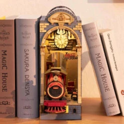 Robotime DIY Bookends Time Travel 12 Robotime DIY Bookends Time Travel -Model Toy Store ROB117721 5