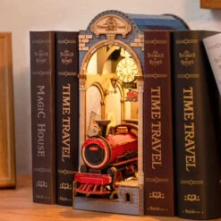 Robotime DIY Bookends Time Travel 14 Robotime DIY Bookends Time Travel -Model Toy Store ROB117721 7