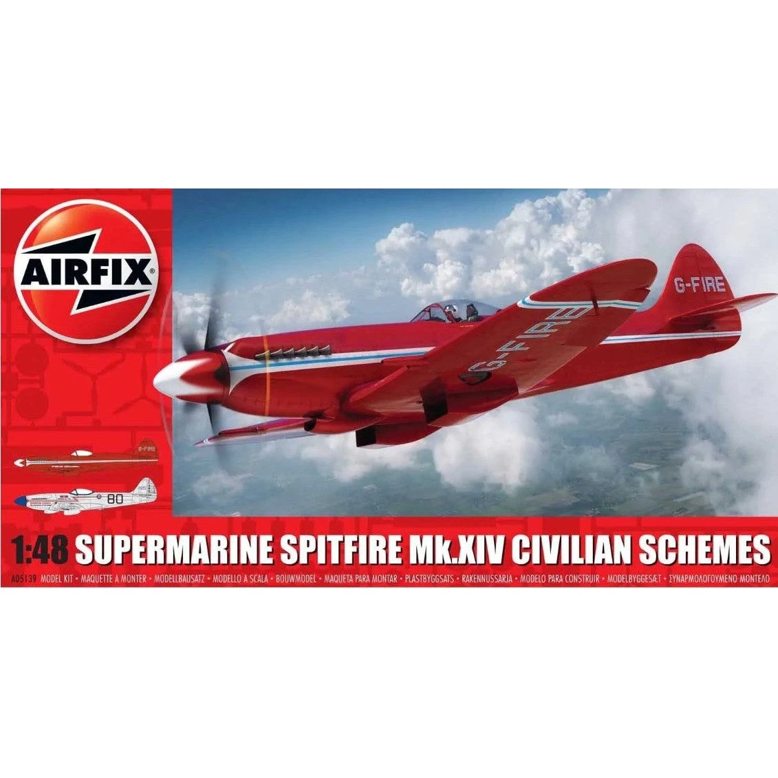 Airfix 148 Supermarine Spitfire Mk.XIV Race Schemes 1 Airfix 148 Supermarine Spitfire Mk.XIV Race Schemes