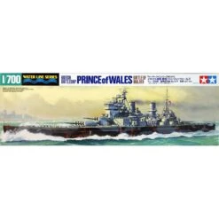 Tamiya 1/700 Waterline Series British Battleship Prince Of Wales Battle Of Malaya