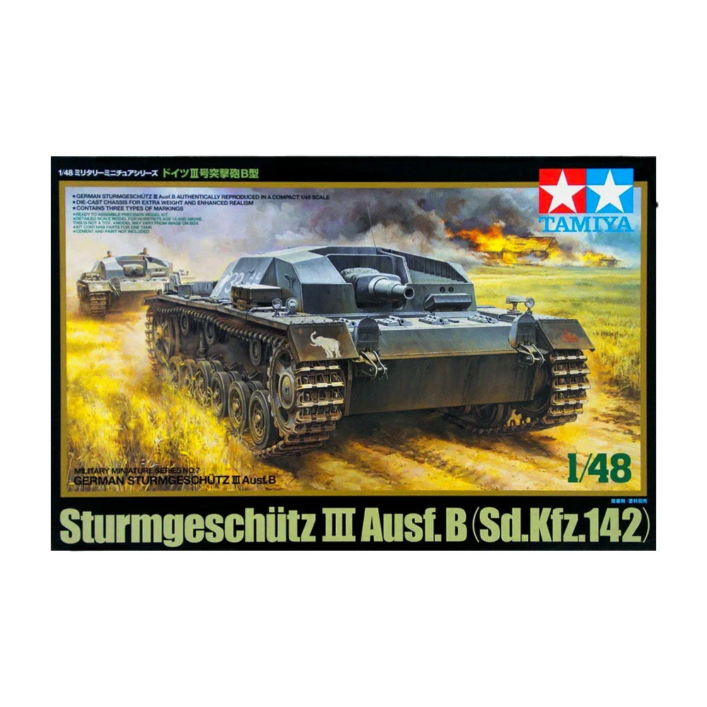 Tamiya 1/48 Sturmgeschutz 111 Ausf.B 1 Tamiya 1/48 Sturmgeschutz 111 Ausf.B