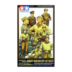 Tamiya 148 WWII US Army Infantry At Rest