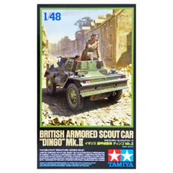 Tamiya 1/48 British Armored Scout Car Dingo Mk.II 11 Tamiya 1/48 British Armored Scout Car Dingo Mk.II -Model Toy Store T32581