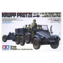 Tamiya 1/35 Krupp Protze 1Ton 6x4 Kfz.69 Towing Truck W/3.7cm Pak -Model Toy Store T35259 bf30195b f029 40db af9f add059044f60