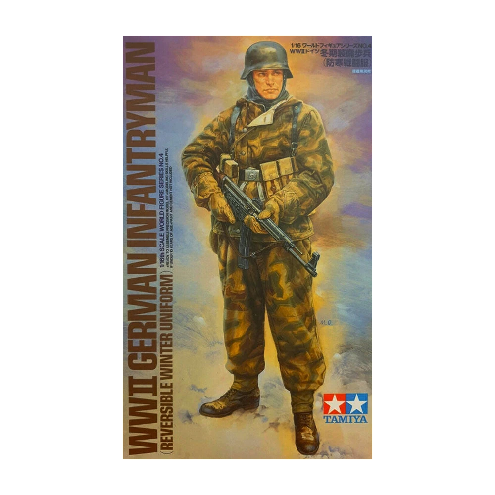 Tamiya 1/16 WWII German Infantryman Reversible Winter Uniform 2 Tamiya 1/16 WWII German Infantryman Reversible Winter Uniform - Image 2